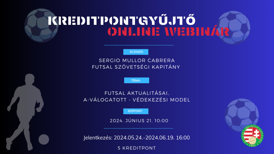 KREDITPONTGYŰJTŐ - FUTSAL WEBINÁR 2024.06.21.